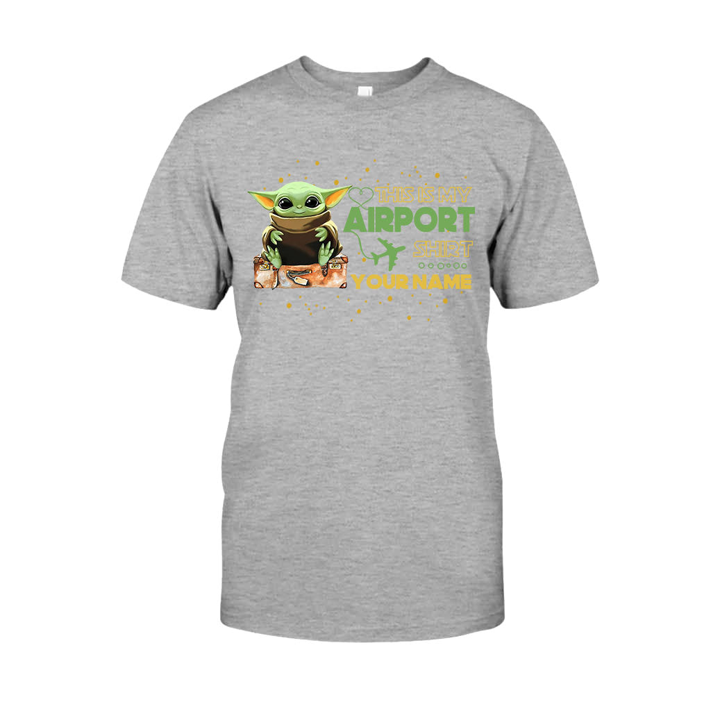 Personalized Airport Shirt Featuring Custom Name T-shirt & Hoodie T-shirt & Hoodie GradoCreations
