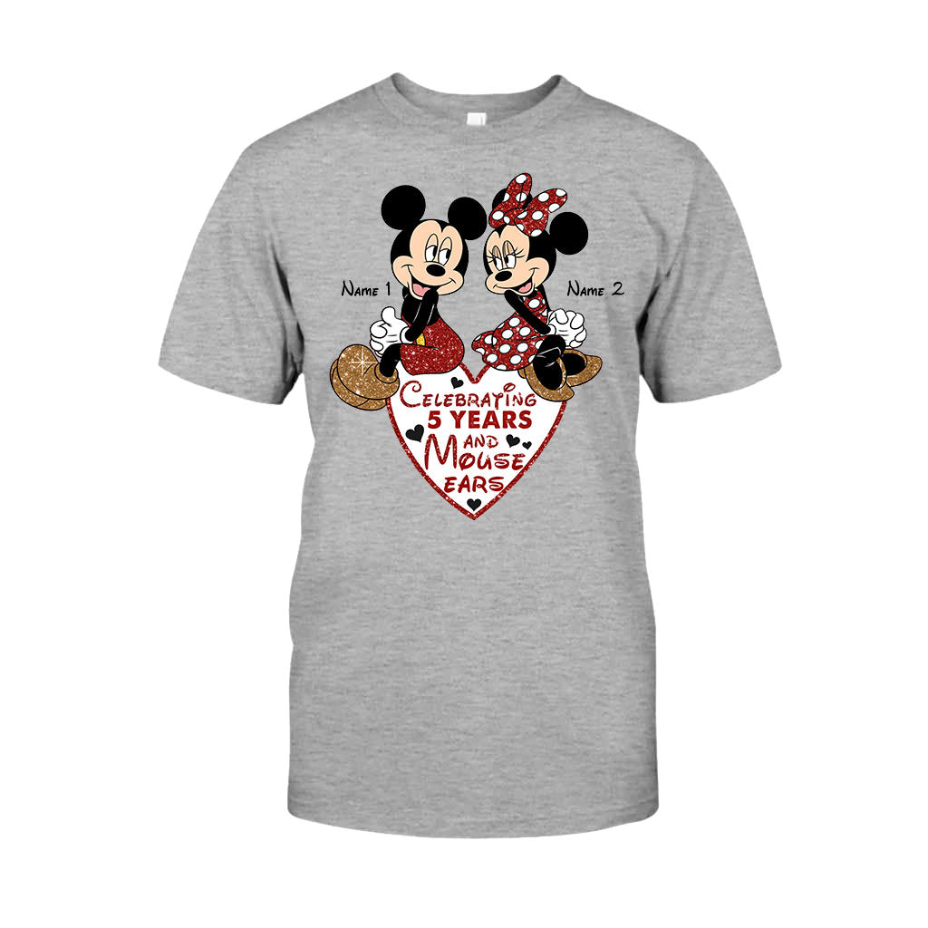 Personalized Couple Mouse T-shirt & Hoodie Gift for Anniversary T-shirt & Hoodie GradoCreations
