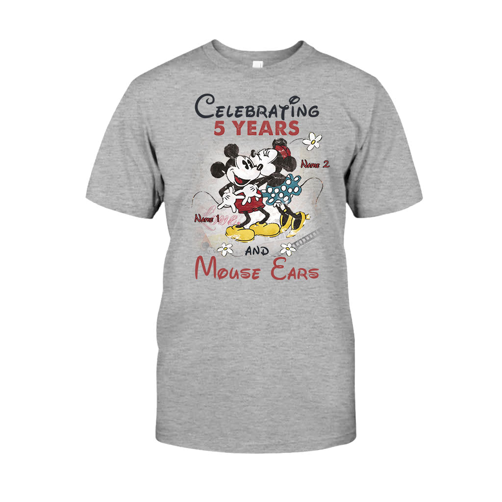 Personalized Couple Mouse T-shirt and Hoodie for Anniversary Gift T-shirt & Hoodie GradoCreations