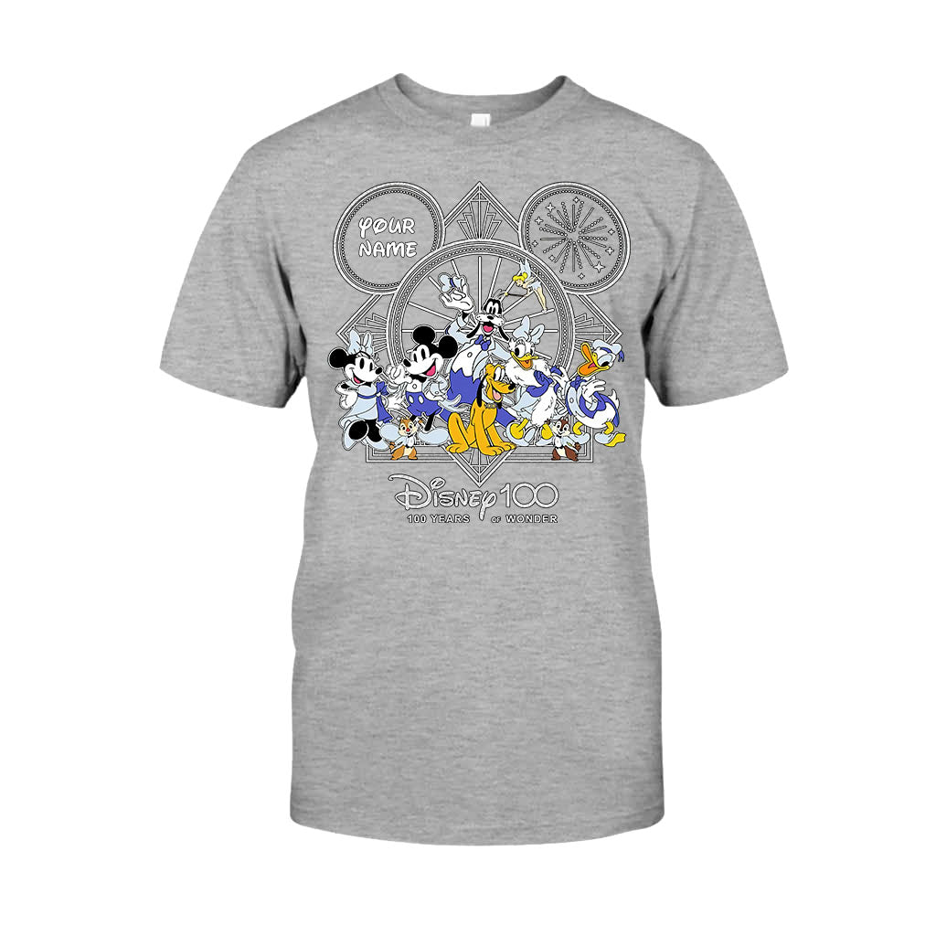 Personalized Disney 100 Years T-shirt & Hoodie with Custom Name for Birthday & Christmas T-shirt & Hoodie GradoCreations