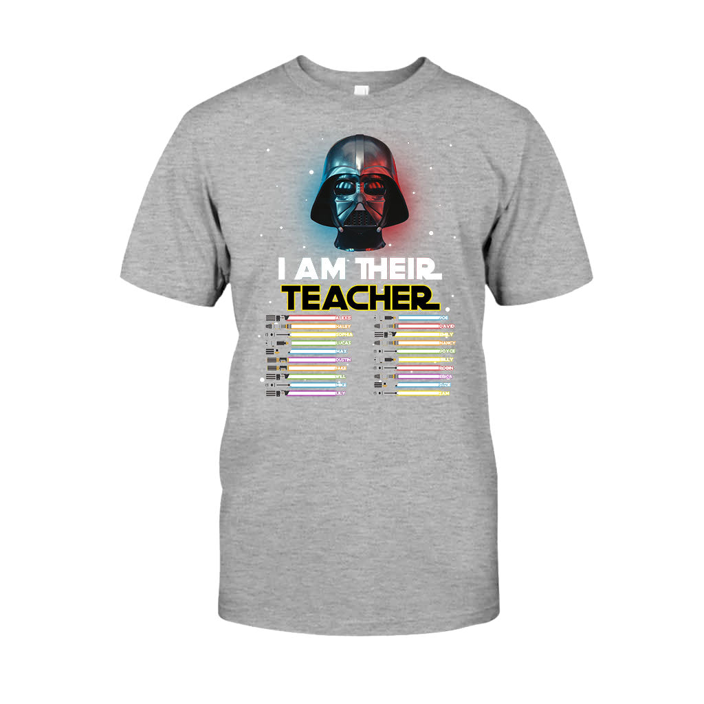 Personalized Teacher T-Shirt Custom Names Star Wars Gift T-shirt & Hoodie GradoCreations