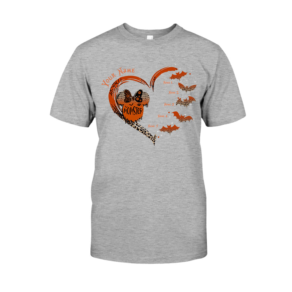 Personalized Halloween Momster T-Shirt & Hoodie Gift for Mom T-shirt & Hoodie GradoCreations
