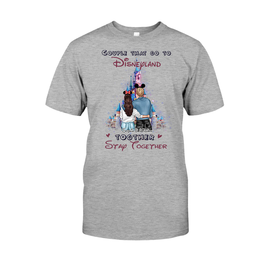 Personalized Disneyland Couple T-shirt & Hoodie Gift for Couples T-shirt & Hoodie GradoCreations