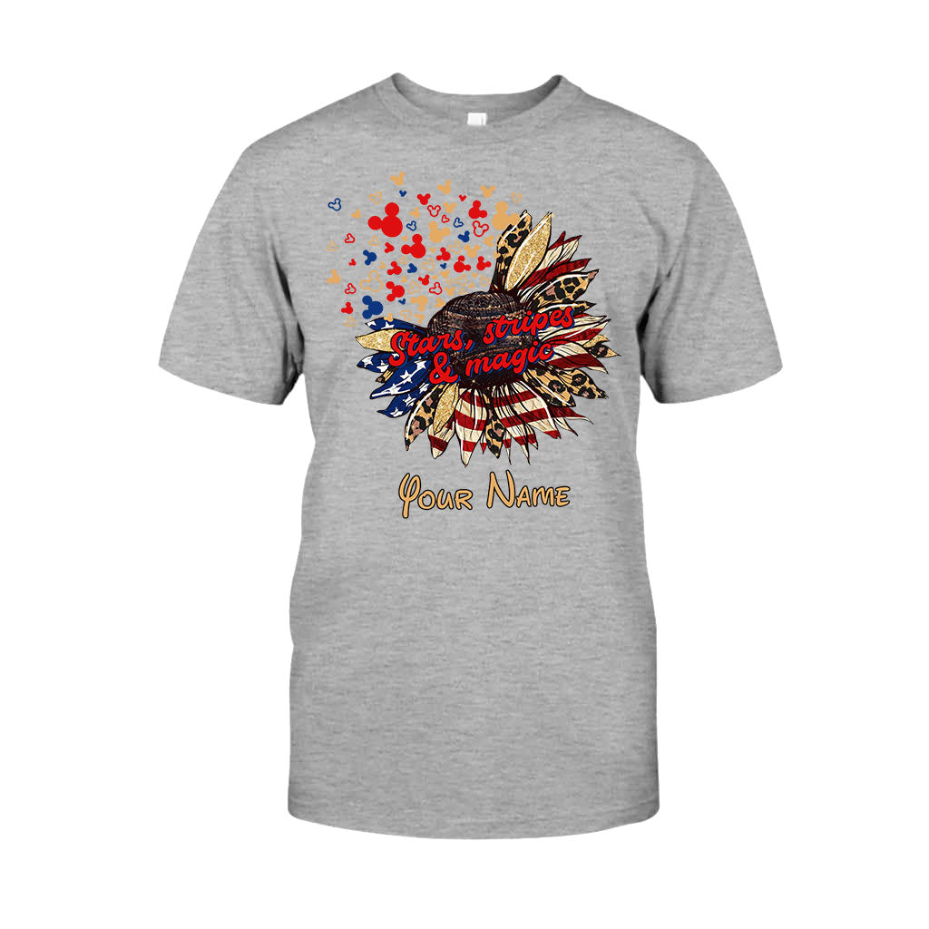 Personalized Independence Day T-Shirt & Hoodie with American Flag Design T-shirt & Hoodie GradoCreations