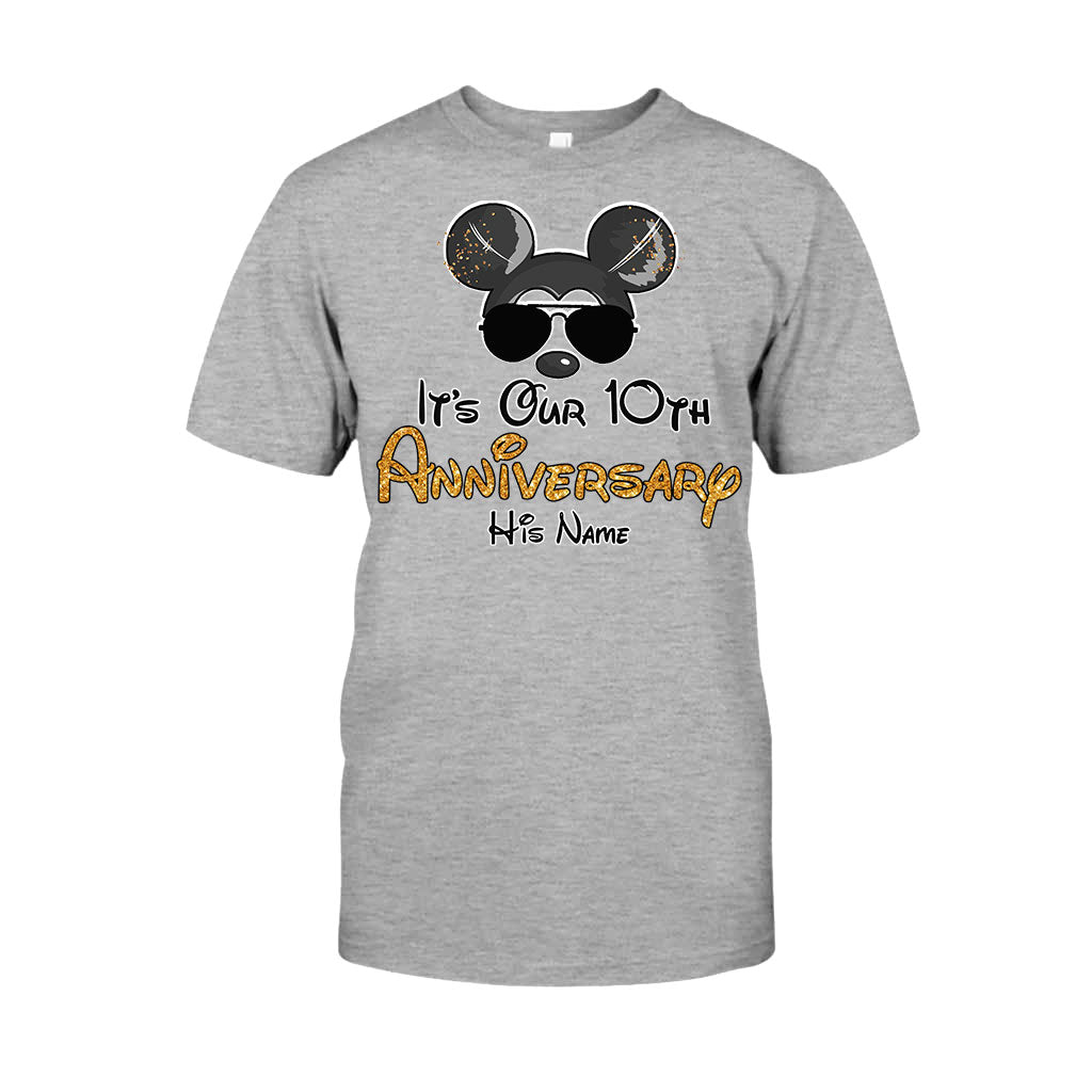 Personalized Anniversary T-shirt & Hoodie with Custom Names T-shirt & Hoodie GradoCreations