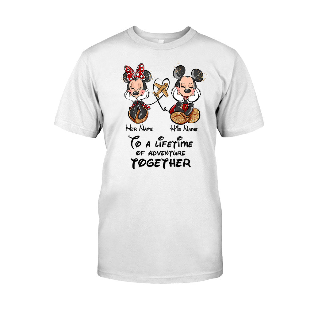 Personalized Disney Adventure T-shirt & Hoodie for Couples T-shirt & Hoodie GradoCreations