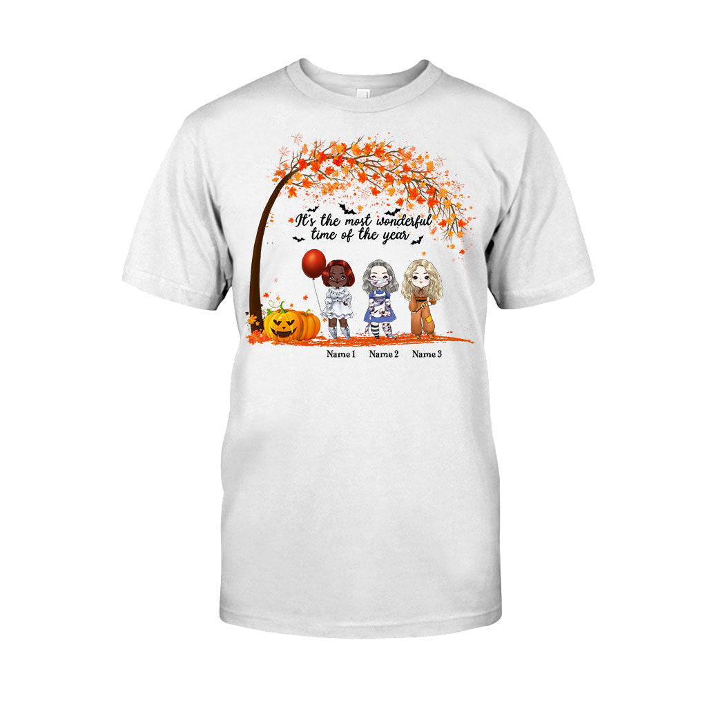 Personalized Halloween Bestie T-Shirt & Hoodie Gift for Friends T-shirt & Hoodie GradoCreations