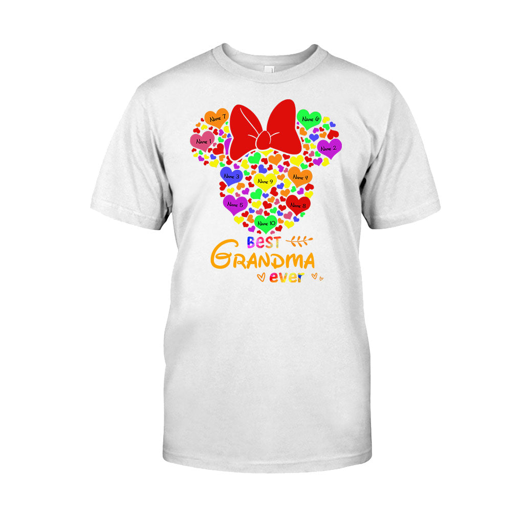 Personalized Mother's Day T-Shirt & Hoodie Best Grandma Ever Gift T-shirt & Hoodie GradoCreations