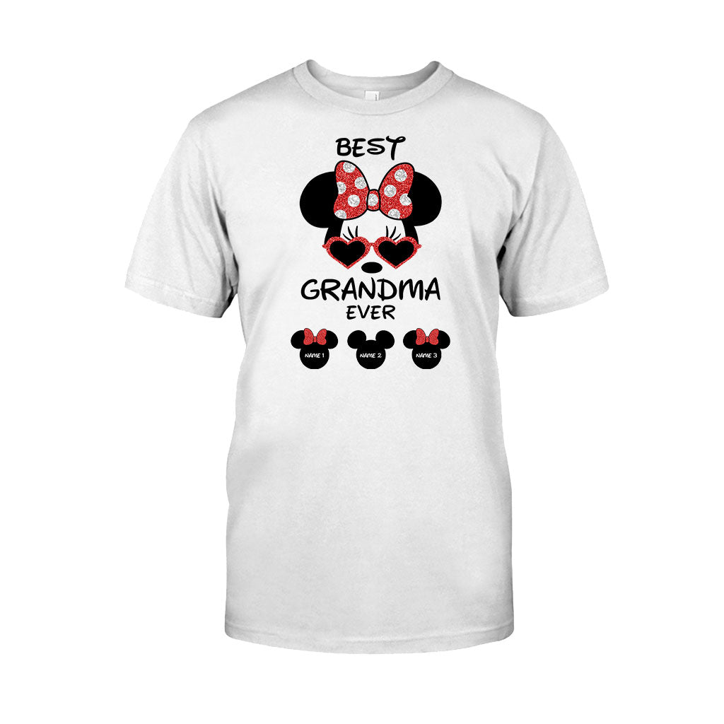 Personalized Best Grandma Ever T-shirt & Hoodie with Custom Names T-shirt & Hoodie GradoCreations
