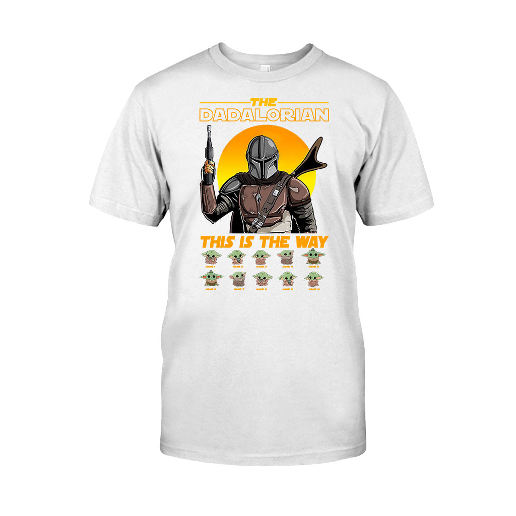 Personalized Dadalorian T-shirt & Hoodie Gift for Dad T-shirt & Hoodie GradoCreations