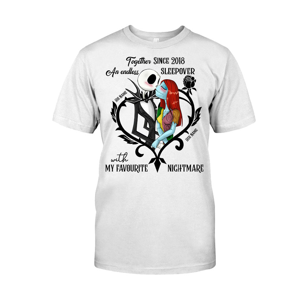Personalized Nightmare T-shirt and Hoodie Gift for Couples T-shirt & Hoodie GradoCreations
