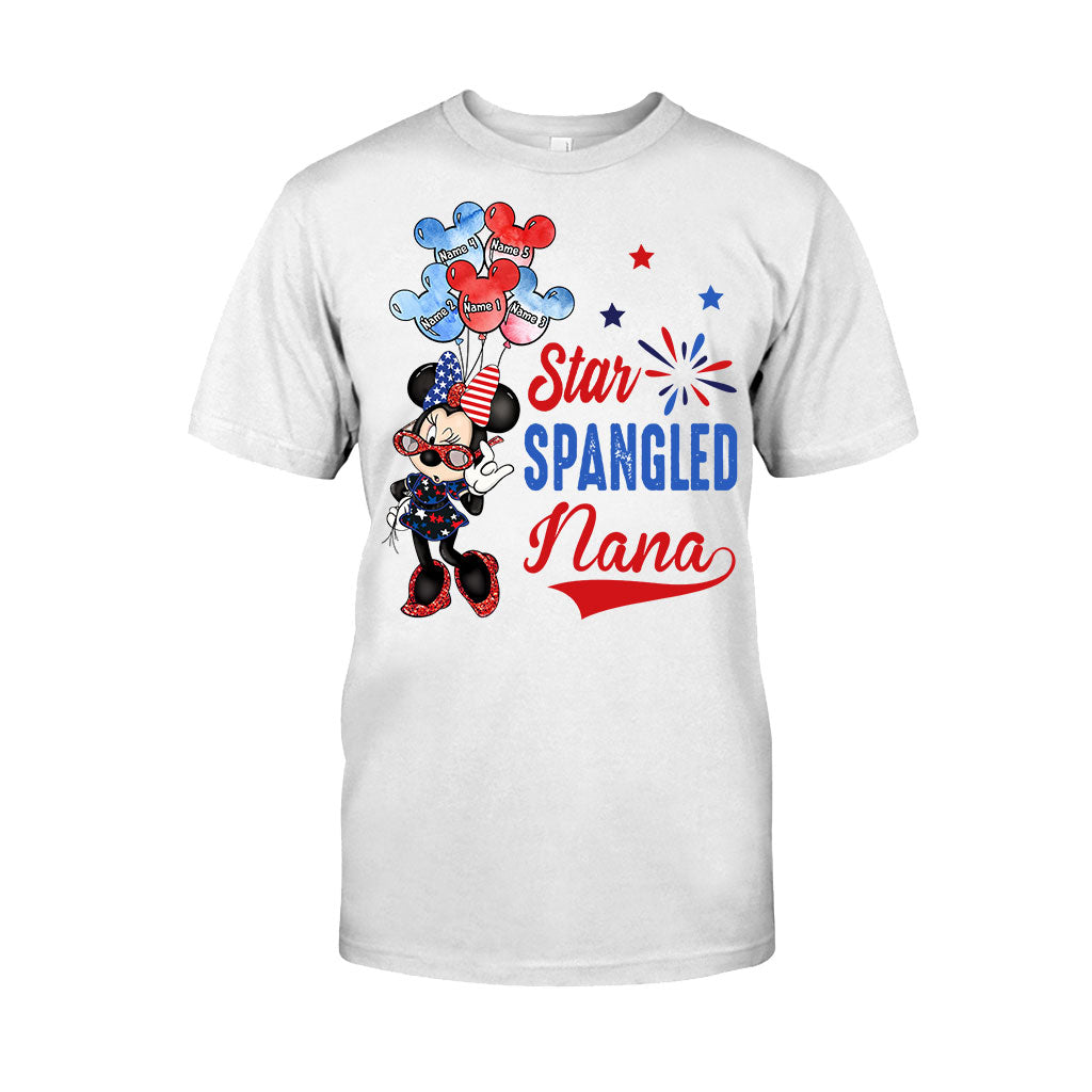 Personalized Independence Day Grandma T-shirt and Hoodie Gift T-shirt & Hoodie GradoCreations
