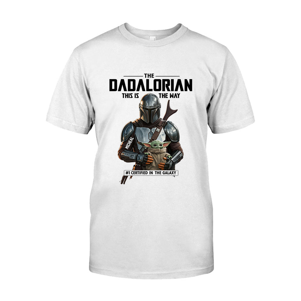 Personalized Dadalorian This Is The Way T-shirt & Hoodie Gift for Dad T-shirt & Hoodie GradoCreations
