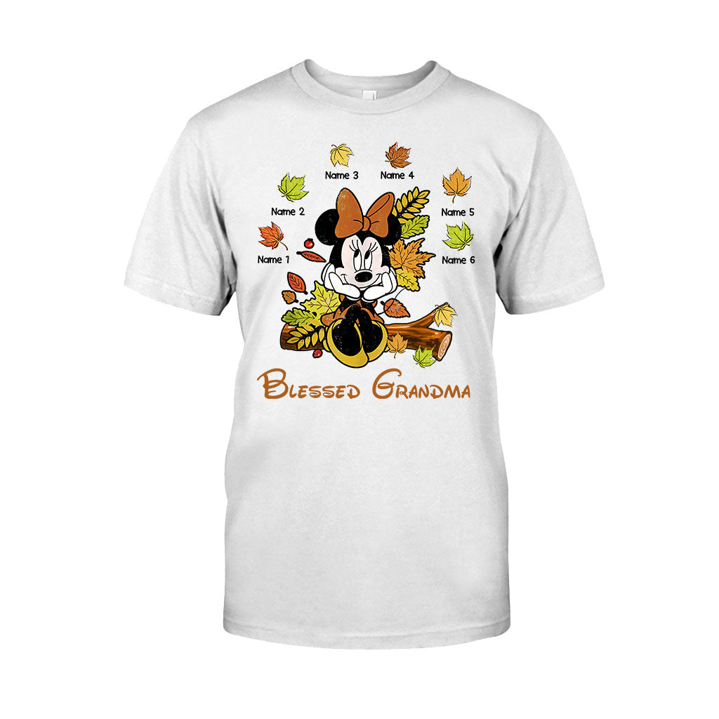 Personalized Blessed Grandma T-Shirt & Hoodie with Custom Names T-shirt & Hoodie GradoCreations