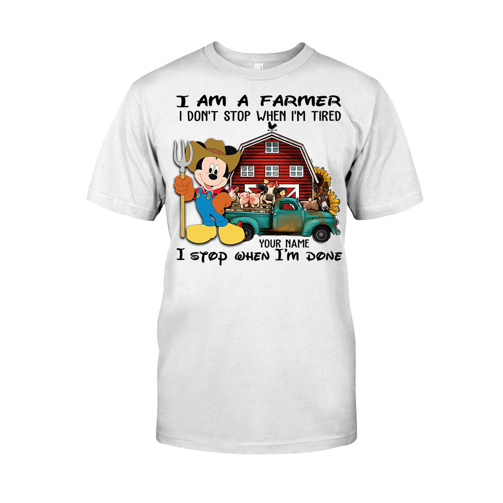 Personalized Farmer T-Shirt & Hoodie Custom Name Gift T-shirt & Hoodie GradoCreations