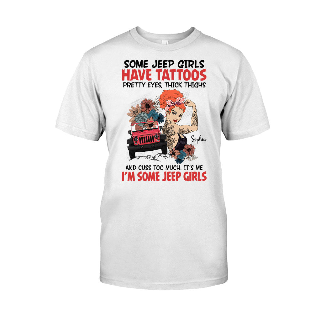 Personalized Jeep Girls T-Shirt Custom Name Gift for Her T-shirt & Hoodie GradoCreations