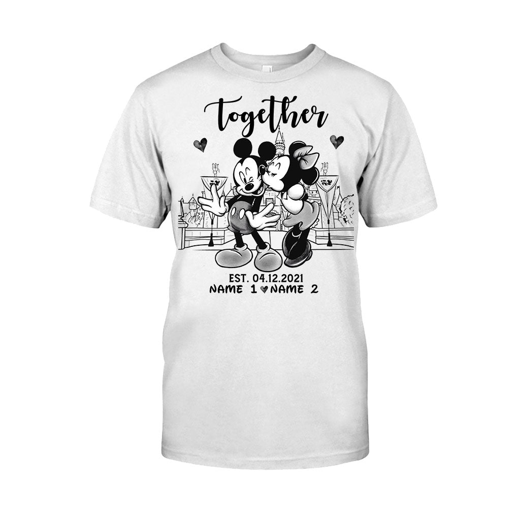 Personalized Couple Mouse T-shirt & Hoodie Gift for Anniversary T-shirt & Hoodie GradoCreations