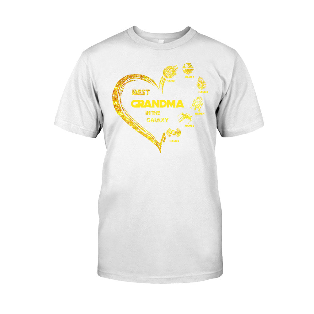 Personalized Best Grandma in the Galaxy T-shirt & Hoodie Gift for Mother's Day T-shirt & Hoodie GradoCreations