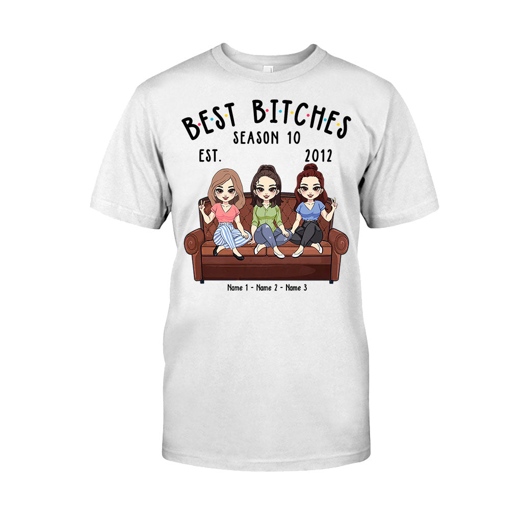 Personalized Bestie T-shirt and Hoodie Gift for Friends T-shirt & Hoodie GradoCreations