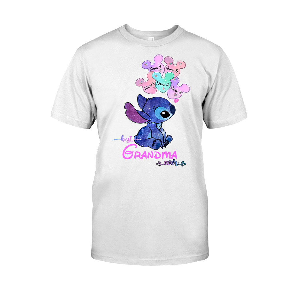 Personalized Best Grandma Ever T-shirt & Hoodie with Names for Mother's Day T-shirt & Hoodie GradoCreations