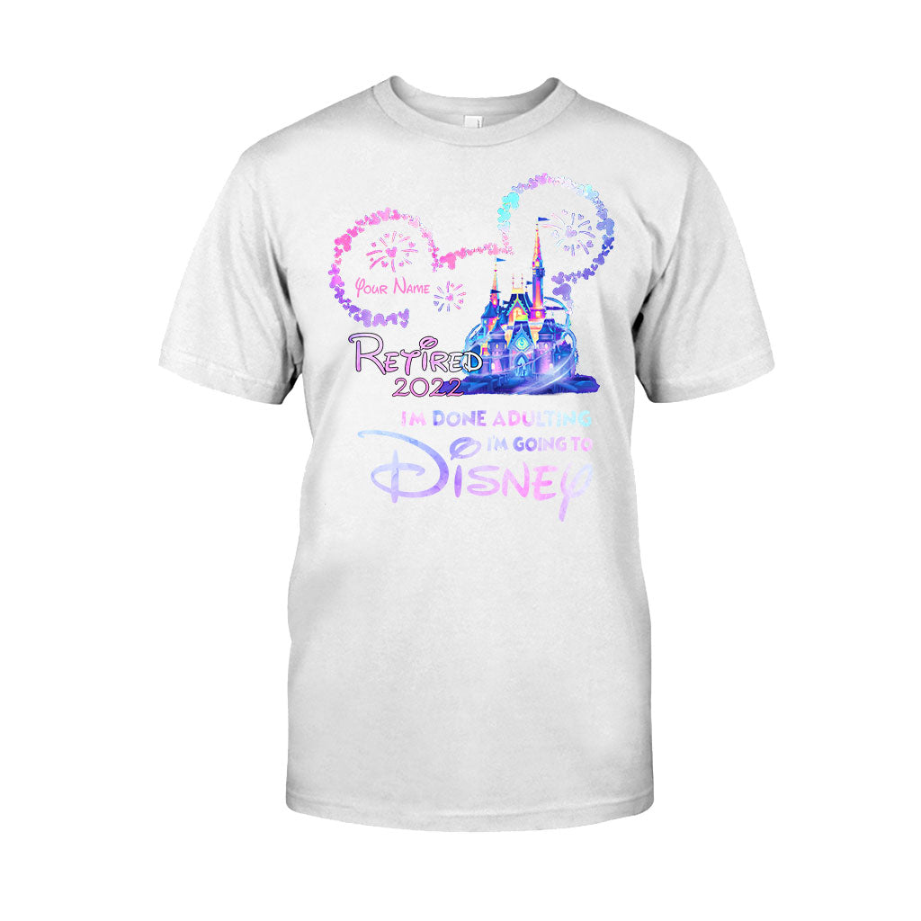 Personalized I'm Done Adulting T-shirt & Hoodie Gift for Disney Lovers T-shirt & Hoodie GradoCreations