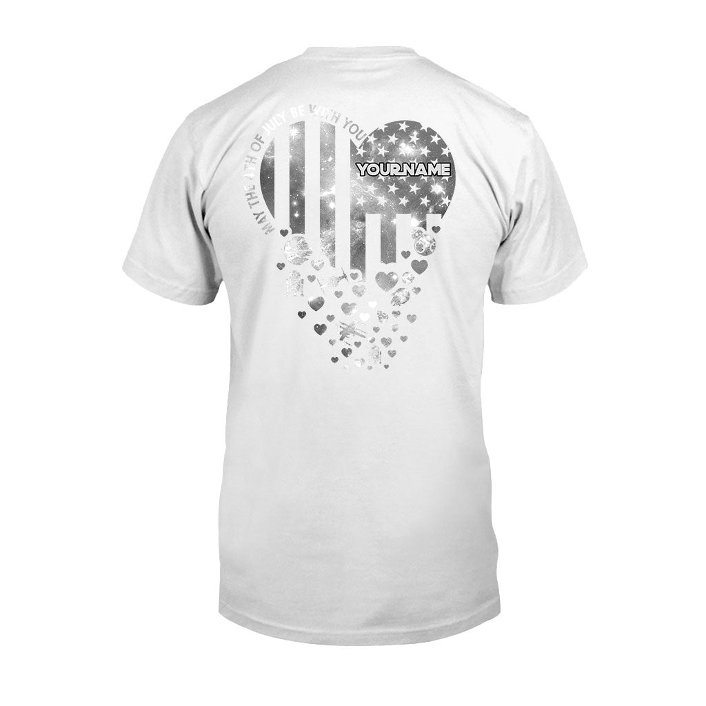 Personalized Independence Day T-Shirt & Hoodie Custom Name Star Wars Gift T-shirt & Hoodie GradoCreations