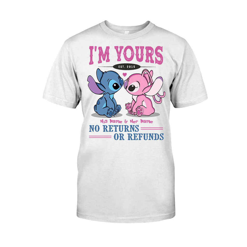 Personalized I'm Yours T-shirt & Hoodie with Custom Names for Couple Gift T-shirt & Hoodie GradoCreations