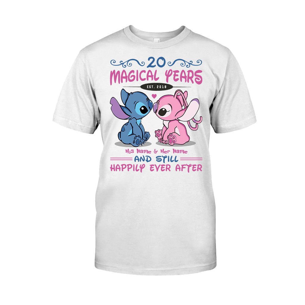 Personalized T-shirt and Hoodie Magic Years Gift for Couple T-shirt & Hoodie GradoCreations