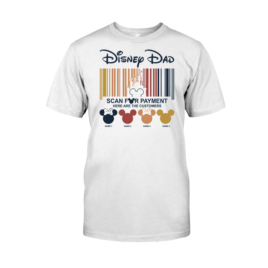 Personalized Scan For Payment T-shirt Hoodie Gift for Dad T-shirt & Hoodie GradoCreations
