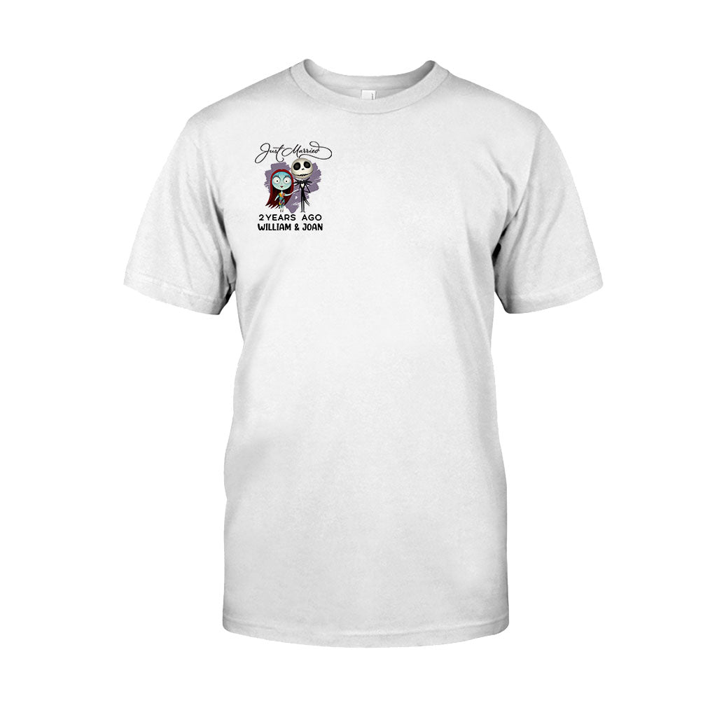 Personalized Just Married Couple T-shirt & Hoodie Gift T-shirt & Hoodie GradoCreations