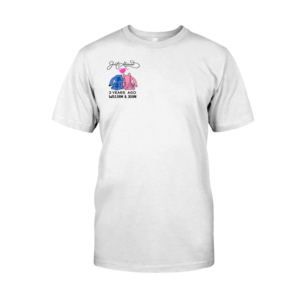 Personalized Just Married Couple T-Shirt & Hoodie Gift Idea T-shirt & Hoodie GradoCreations