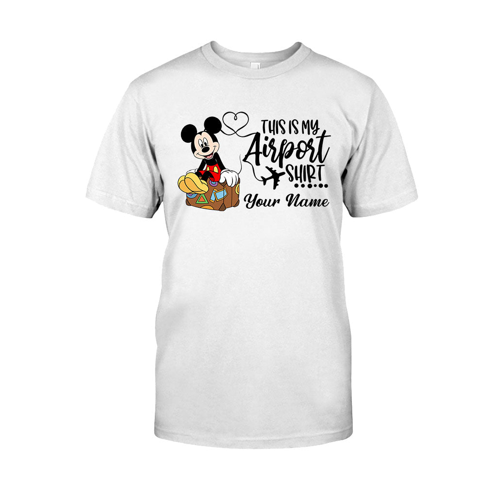 Personalized Airport Shirt Custom Name T-shirt & Hoodie for Travelers T-shirt & Hoodie GradoCreations