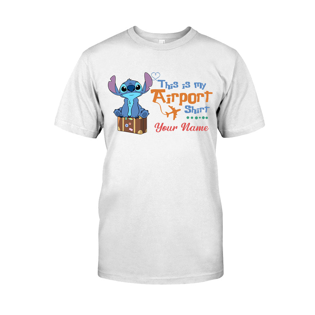 Personalized Ohana Airport T-shirt & Hoodie Custom Name Gift T-shirt & Hoodie GradoCreations