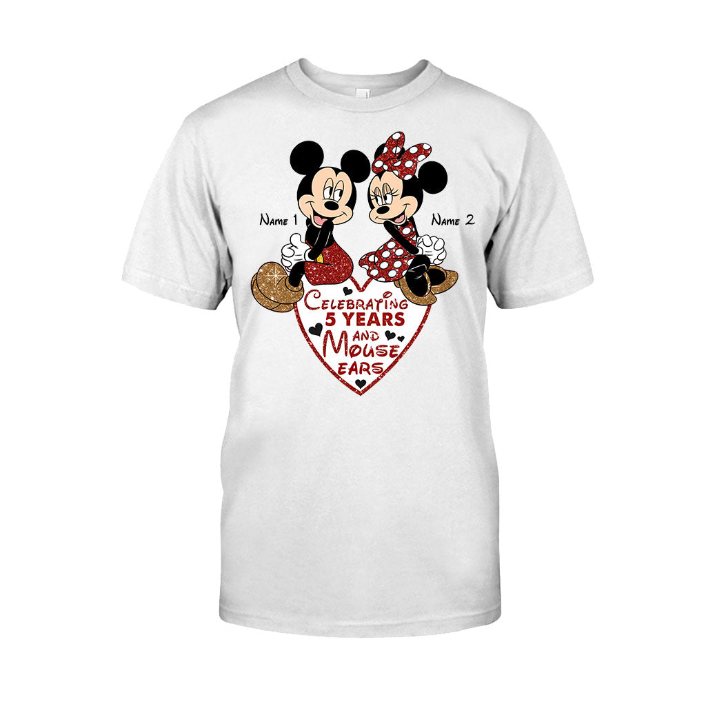 Personalized Couple Mouse T-shirt & Hoodie Gift for Anniversary T-shirt & Hoodie GradoCreations