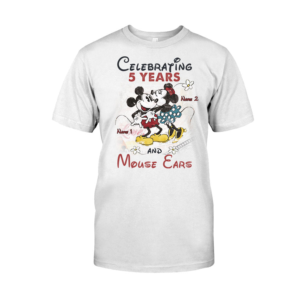 Personalized Couple Mouse T-shirt and Hoodie for Anniversary Gift T-shirt & Hoodie GradoCreations