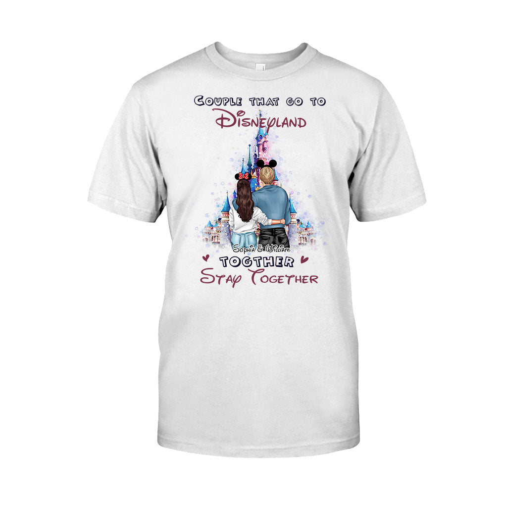 Personalized Disneyland Couple T-shirt & Hoodie Gift for Couples T-shirt & Hoodie GradoCreations