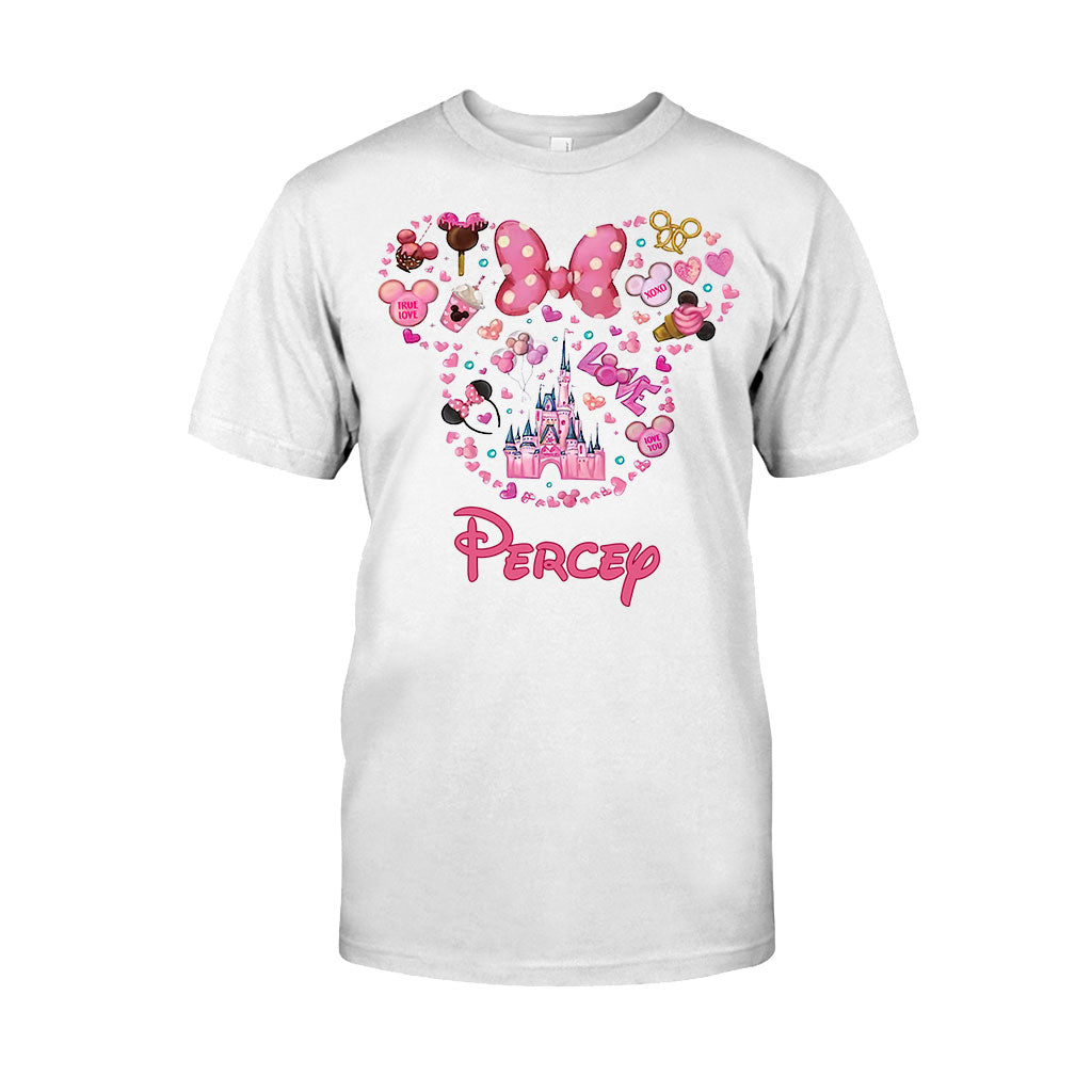 Personalized Christmas Mouse T-shirt & Hoodie Custom Name Gift T-shirt & Hoodie GradoCreations