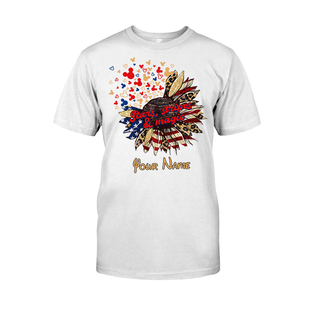 Personalized Independence Day T-Shirt & Hoodie with American Flag Design T-shirt & Hoodie GradoCreations