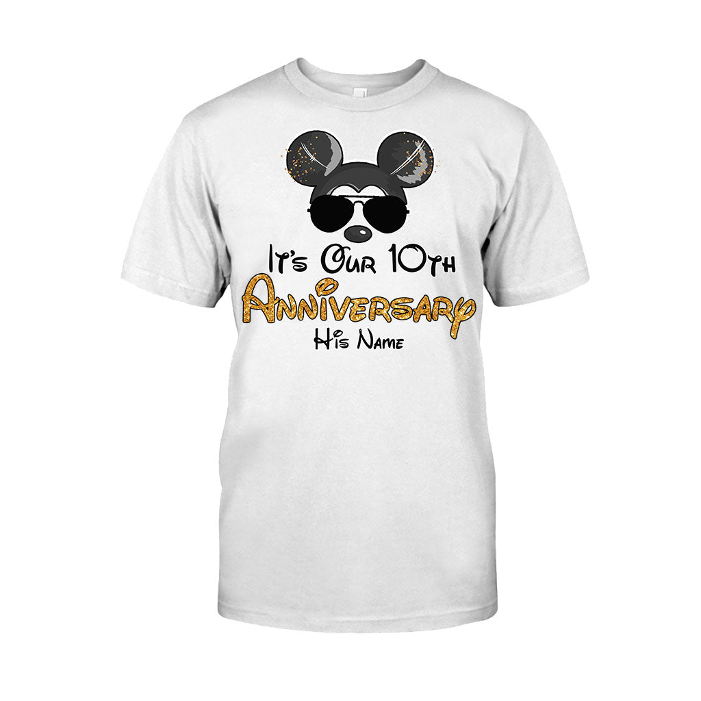 Personalized Anniversary T-shirt & Hoodie with Custom Names T-shirt & Hoodie GradoCreations