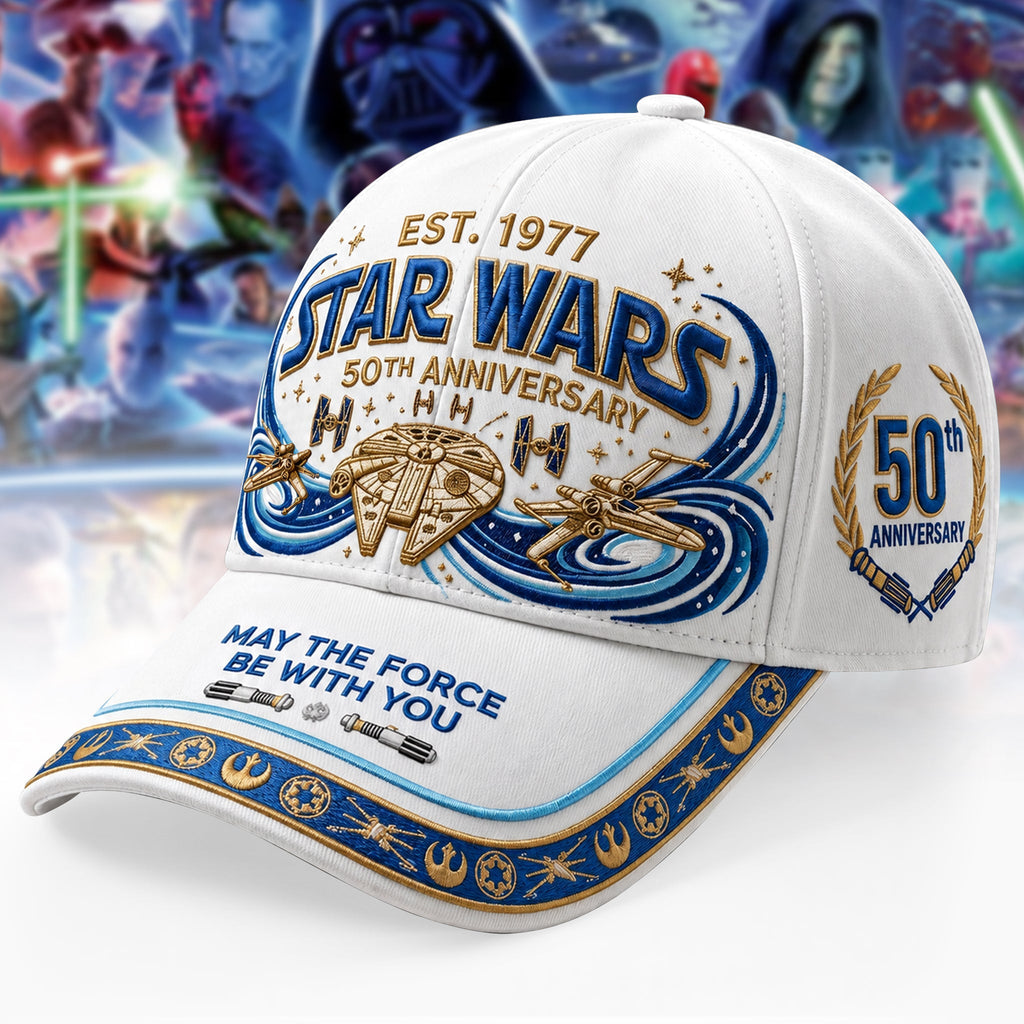 Personalized Star Wars 50th Anniversary Cap Gift for Fans Classic Cap GradoCreations