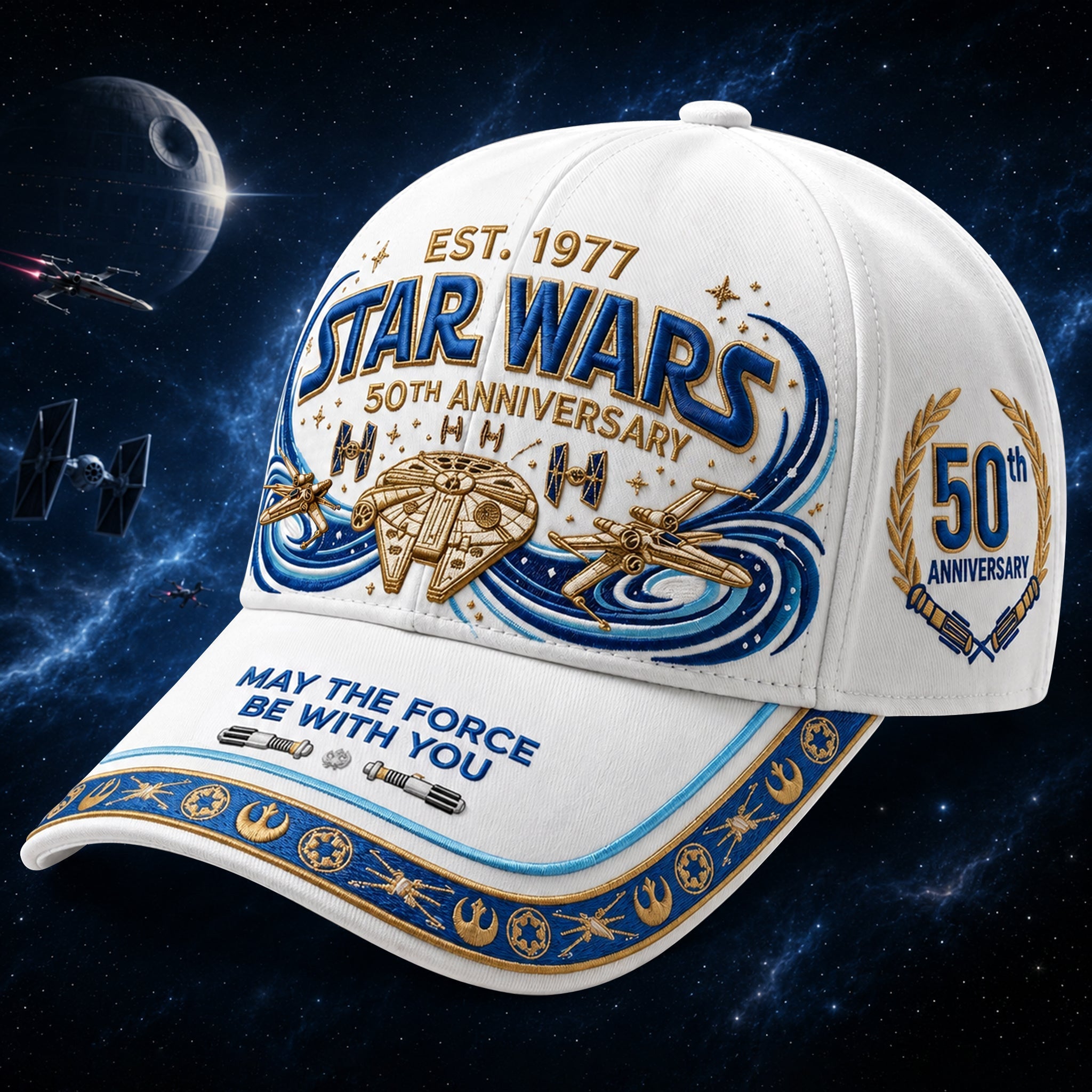 Personalized Star Wars 50th Anniversary Cap Gift for Fans Classic Cap GradoCreations