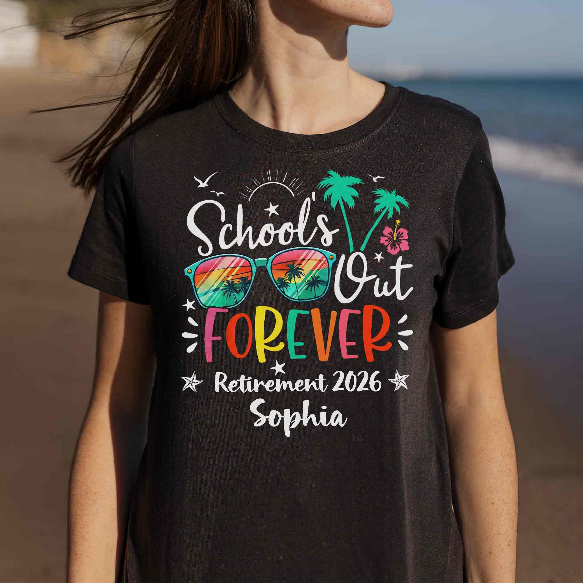 Personalized Retirement T-shirt & Hoodie Custom Gift for Teacher Shirt GradoCreations