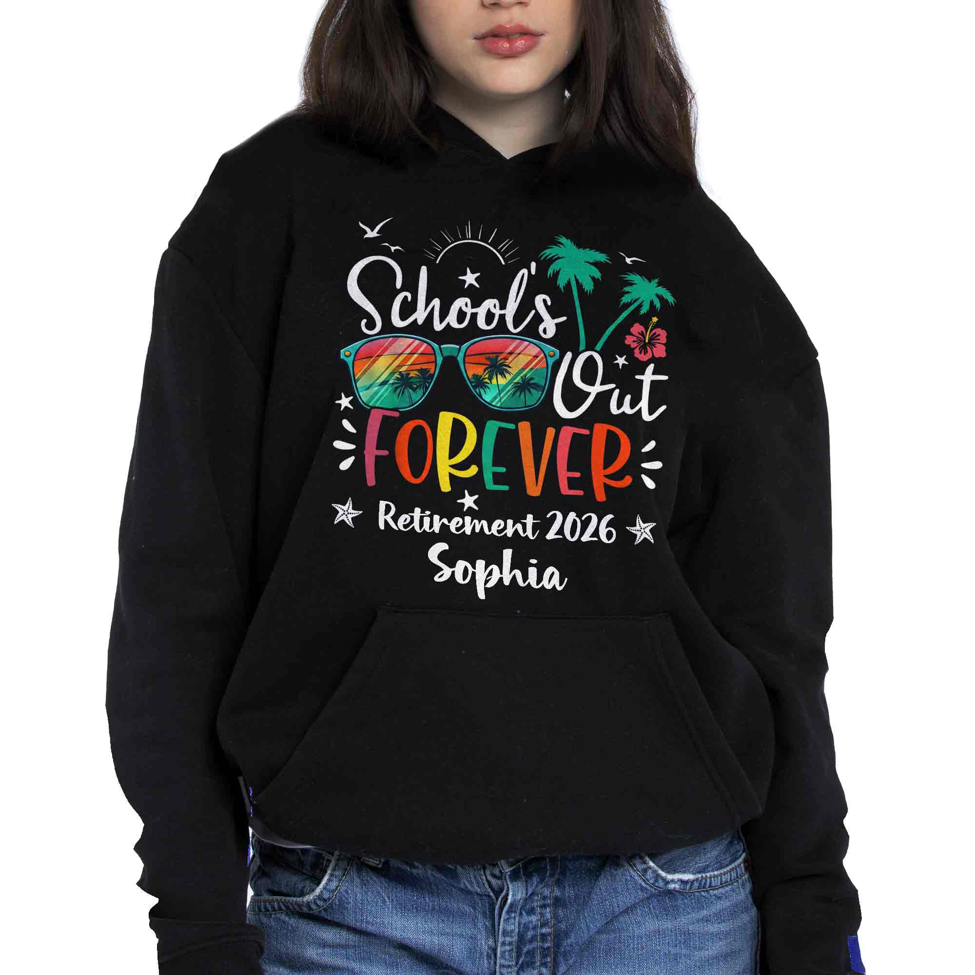 Personalized Retirement T-shirt & Hoodie Custom Gift for Teacher Shirt GradoCreations