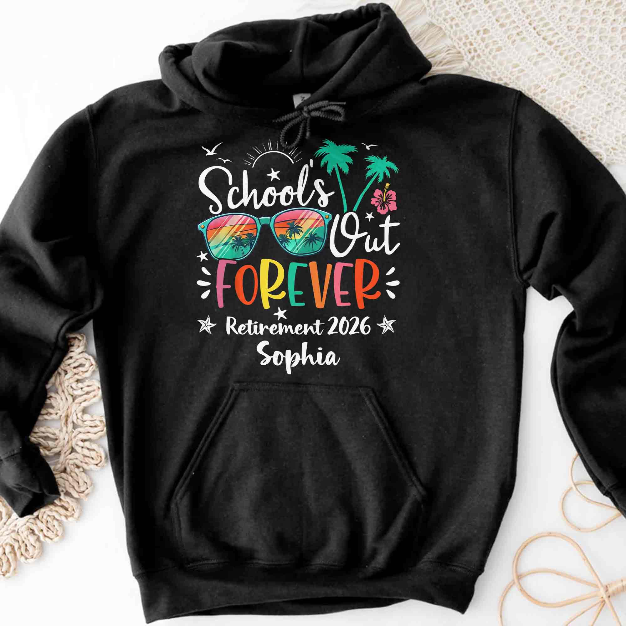 Personalized Retirement T-shirt & Hoodie Custom Gift for Teacher Shirt GradoCreations