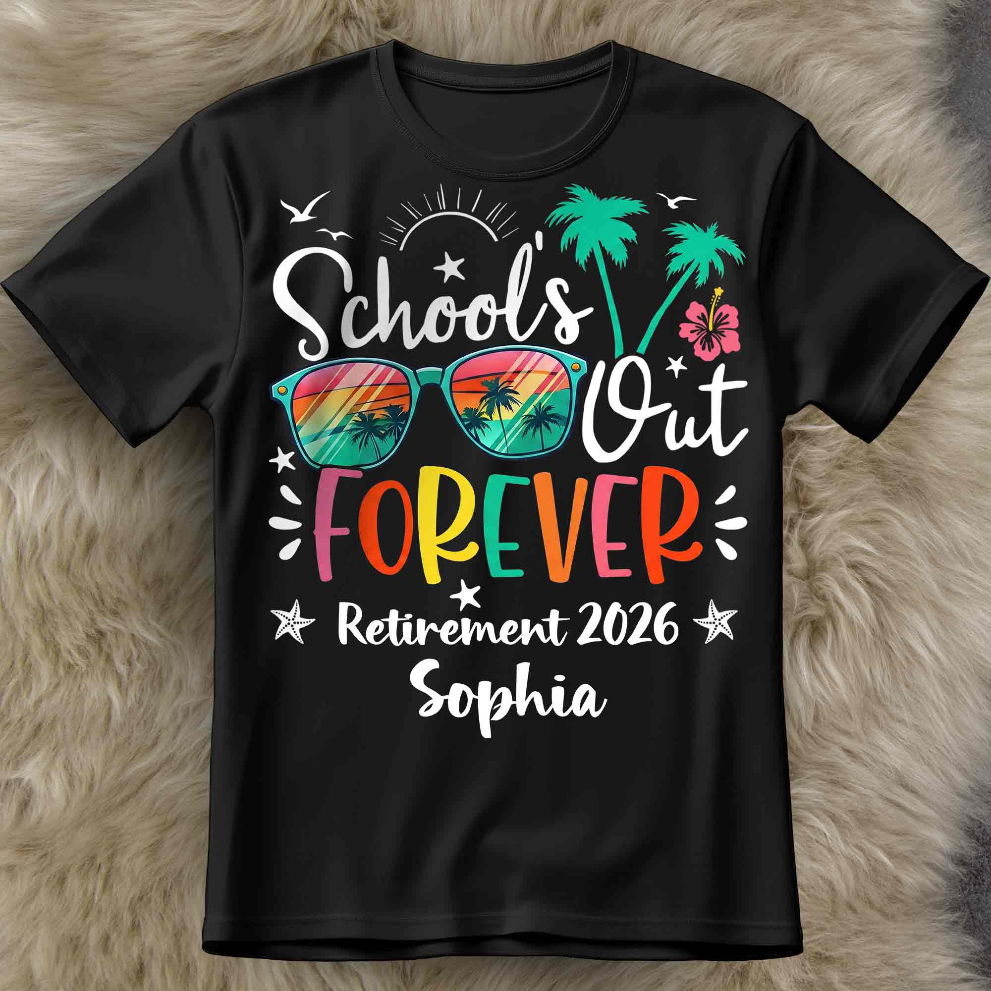 Personalized Retirement T-shirt & Hoodie Custom Gift for Teacher Shirt GradoCreations
