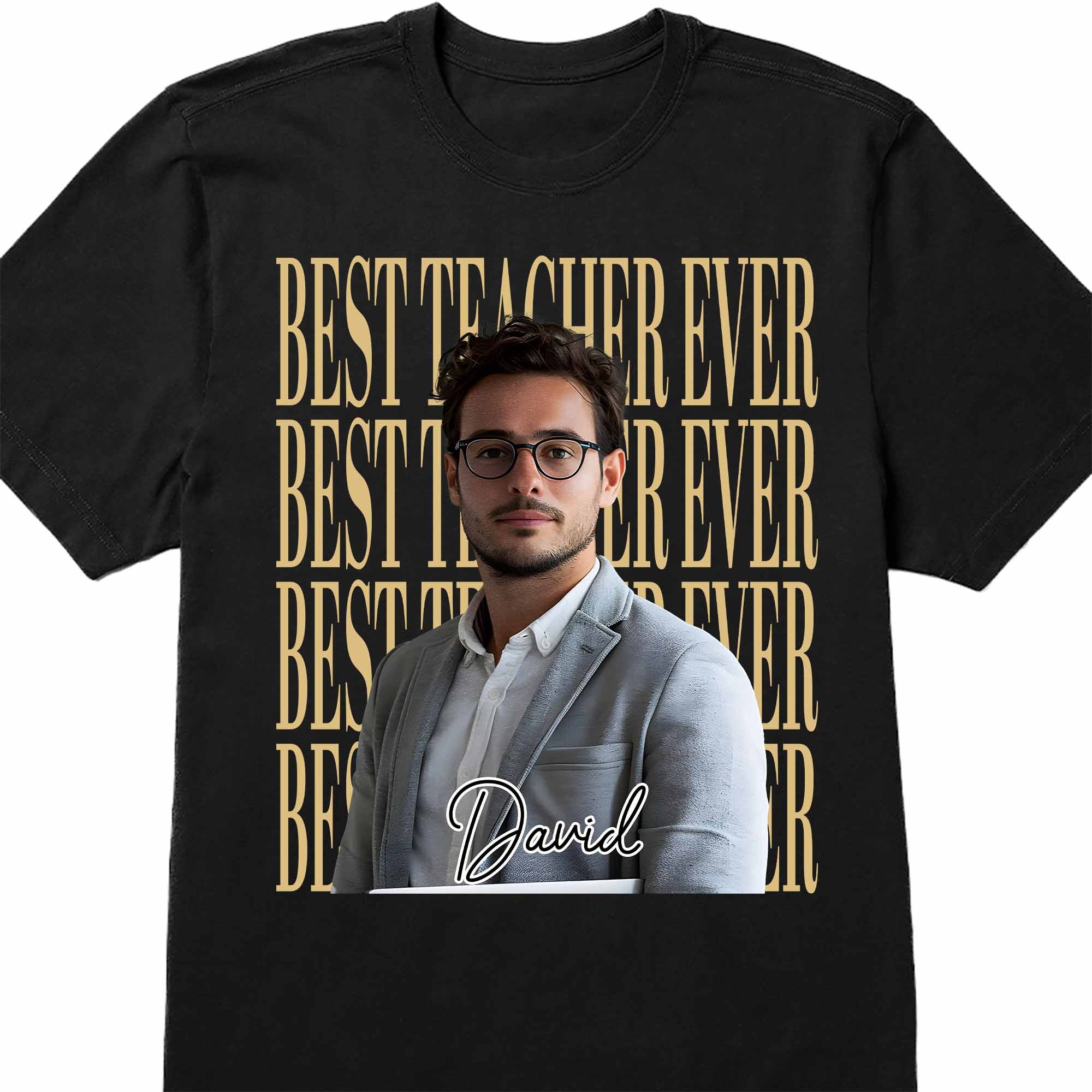 Personalized Teacher T-shirt Hoodie Custom Photo Gift Shirt GradoCreations