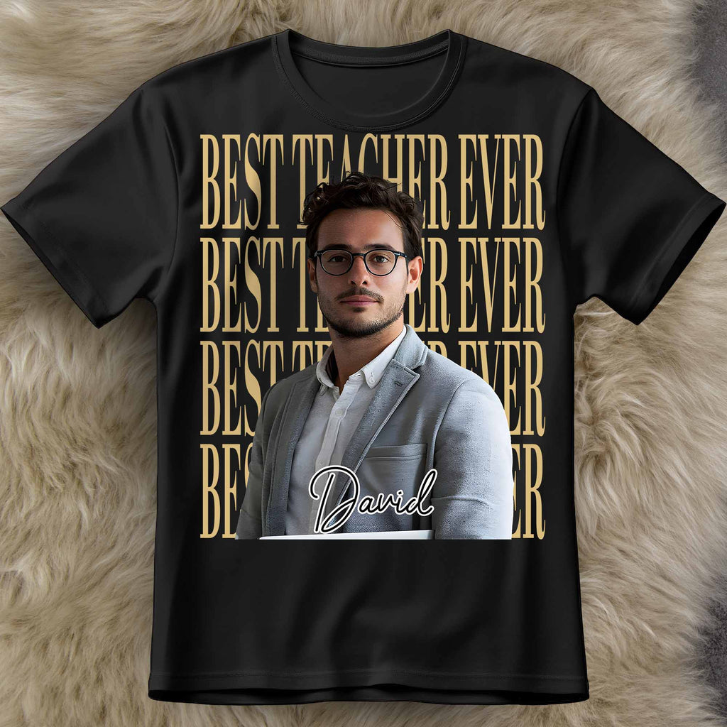 Personalized Teacher T-shirt Hoodie Custom Photo Gift Shirt GradoCreations