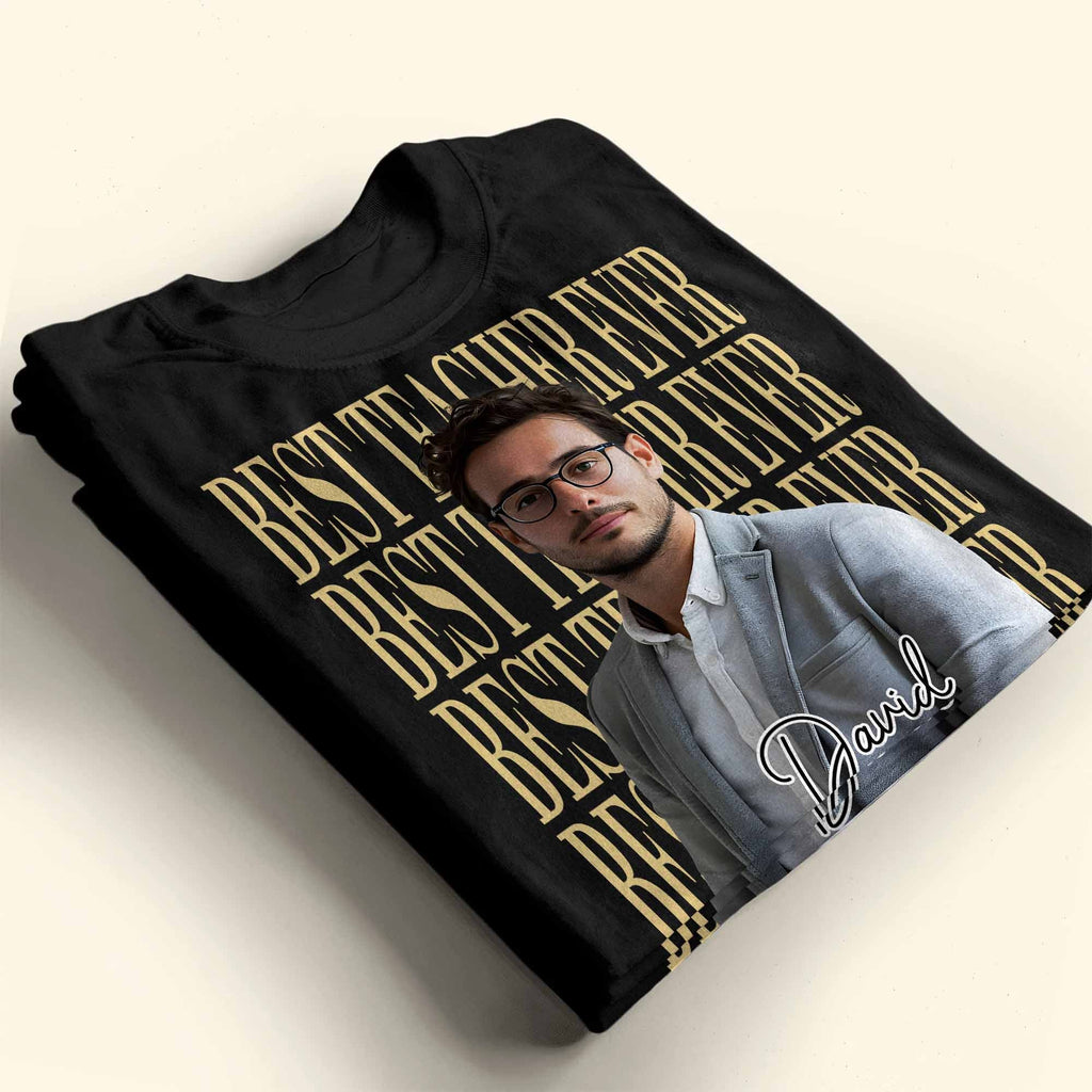 Personalized Teacher T-shirt Hoodie Custom Photo Gift Shirt GradoCreations