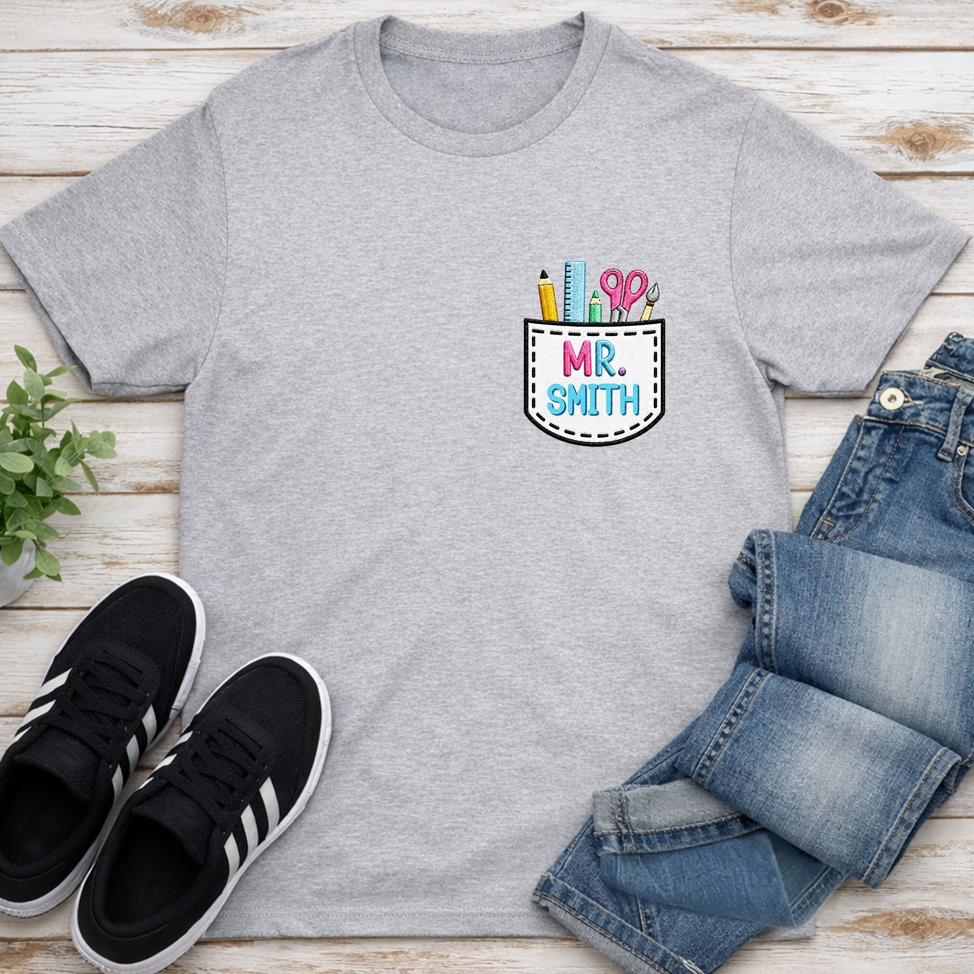 Personalized Teacher Hoodie Custom Name Unisex Shirt Gift Shirt GradoCreations