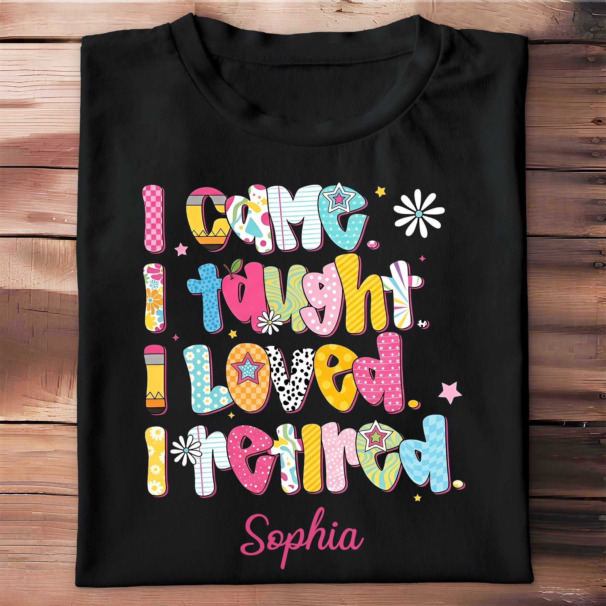 Personalized Teacher T-shirt Hoodie Custom Gift for Educators Shirt GradoCreations